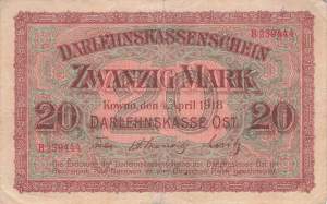 ro. 468 B 20 Mark 1918